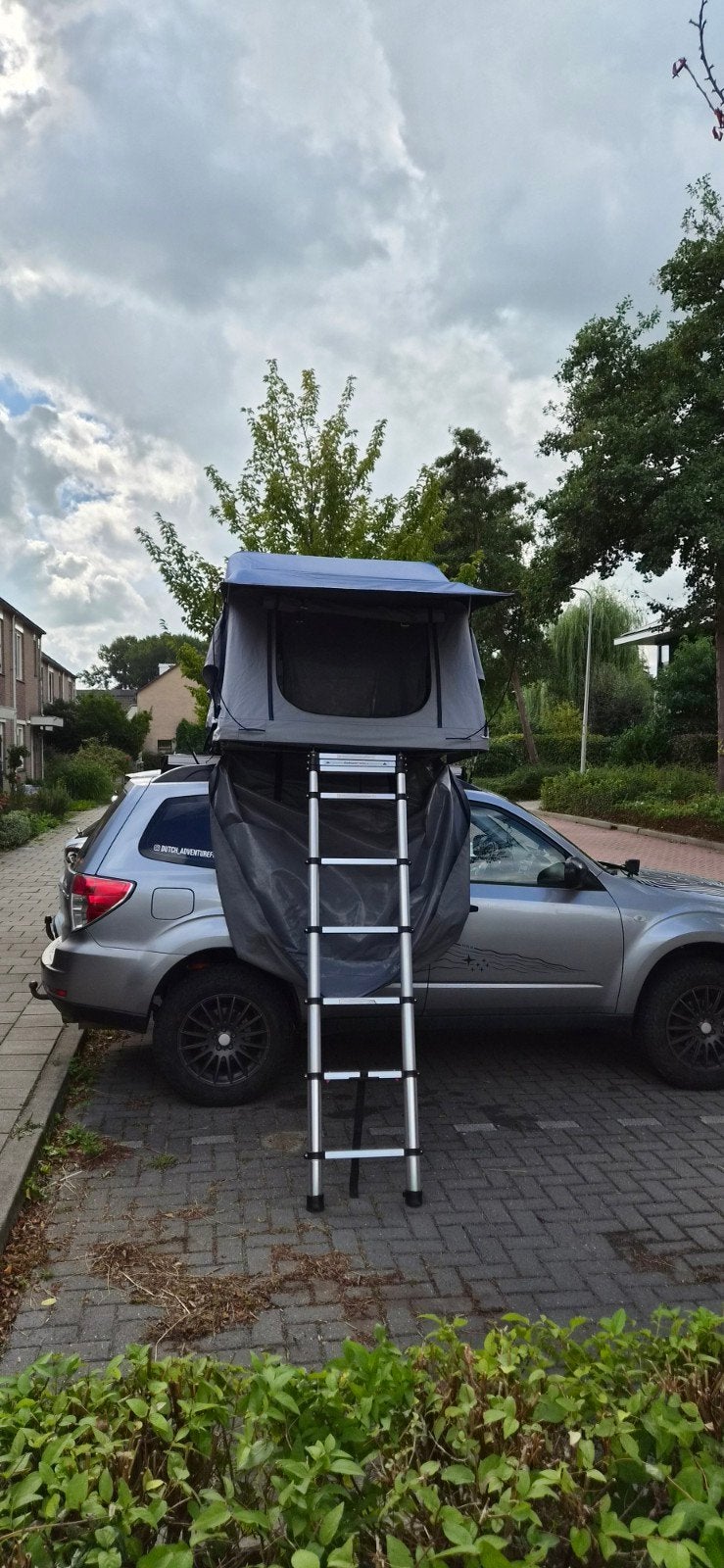 Thule Tepui Ayer 2 daktent -grijs/blauw., Caravans en Kamperen, Ophalen, Gebruikt, Tot en met 2