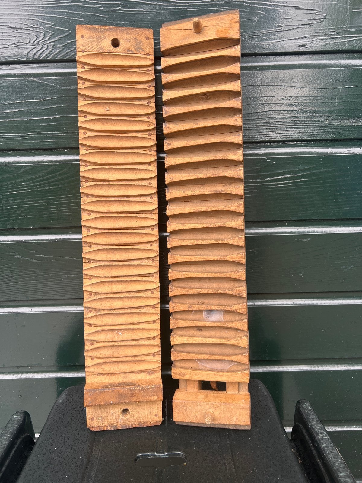 Antieke houten sigarenmallen (set van 2), Ophalen of Verzenden