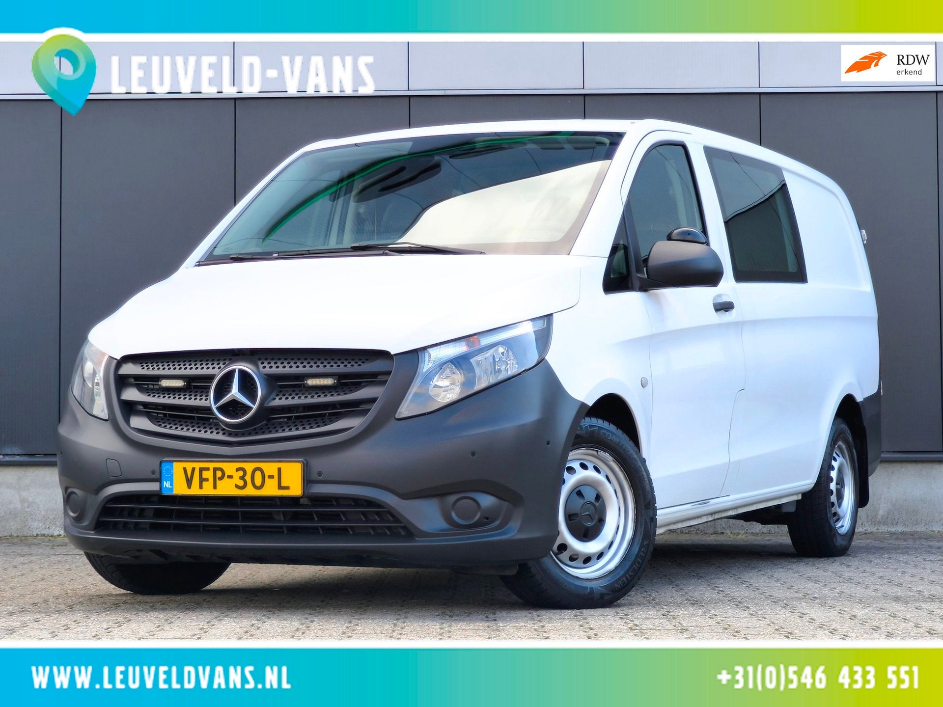 Mercedes-Benz Vito 114CDI AUT LANG LEER PDC CRUISE CLIMATE, Auto's, Automaat, Gebruikt, 4 cilinders, 2000 kg