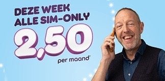 Goedkoopste Sim Only 2,50 per maand en Uitstekende Service, Verzenden, Nieuw
