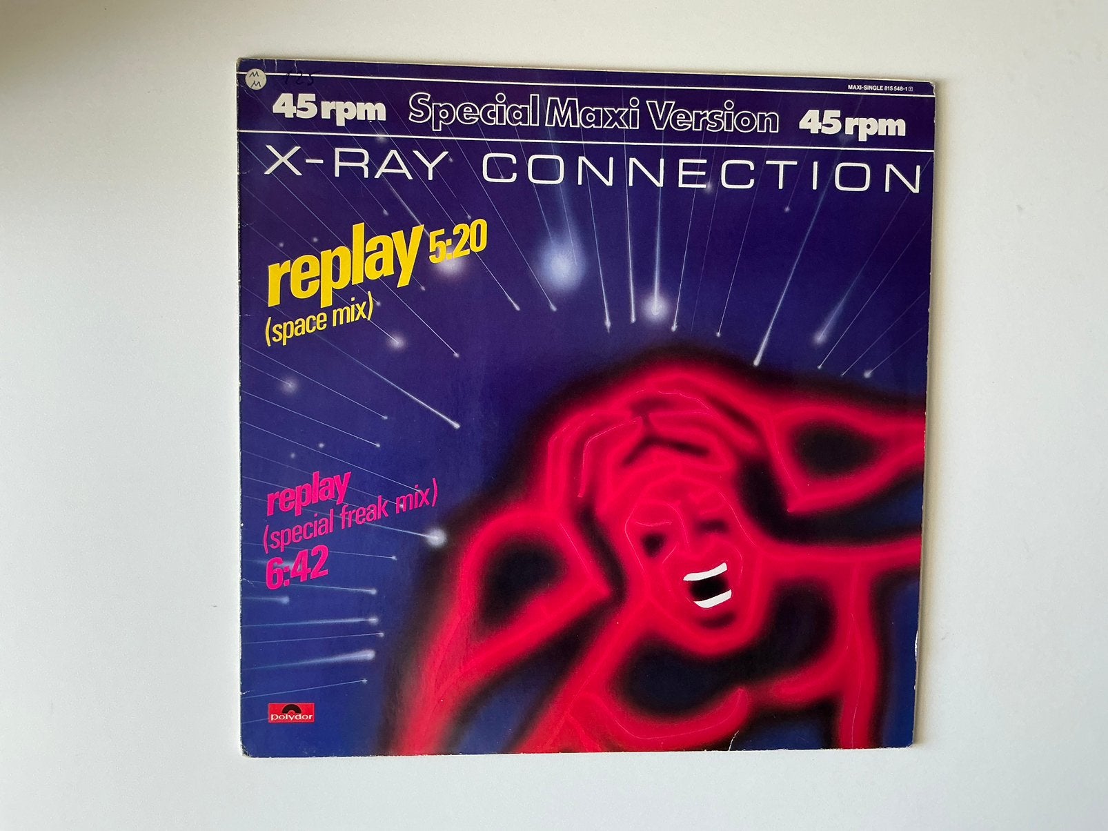 X-Ray Connection – Replay 12” Synth pop Italo disco, Cd's en Dvd's, Gebruikt, Ophalen of Verzenden, Disco, 12 inch