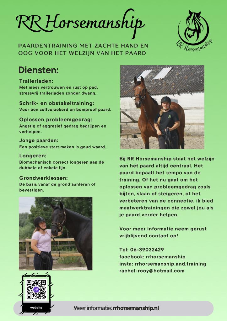 Paardentrainer Regio Noord- brabant, Ophalen of Verzenden, Nieuw