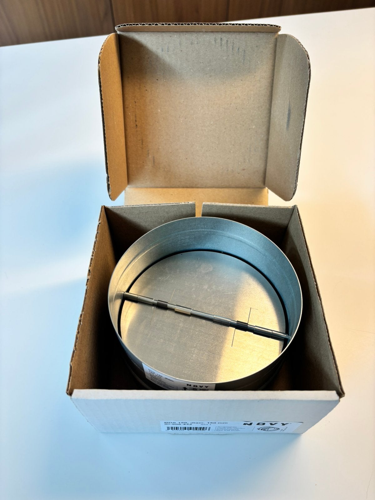 NOVY terugslagklep 150mm, Ophalen of Verzenden, Nieuw, Afzuiger