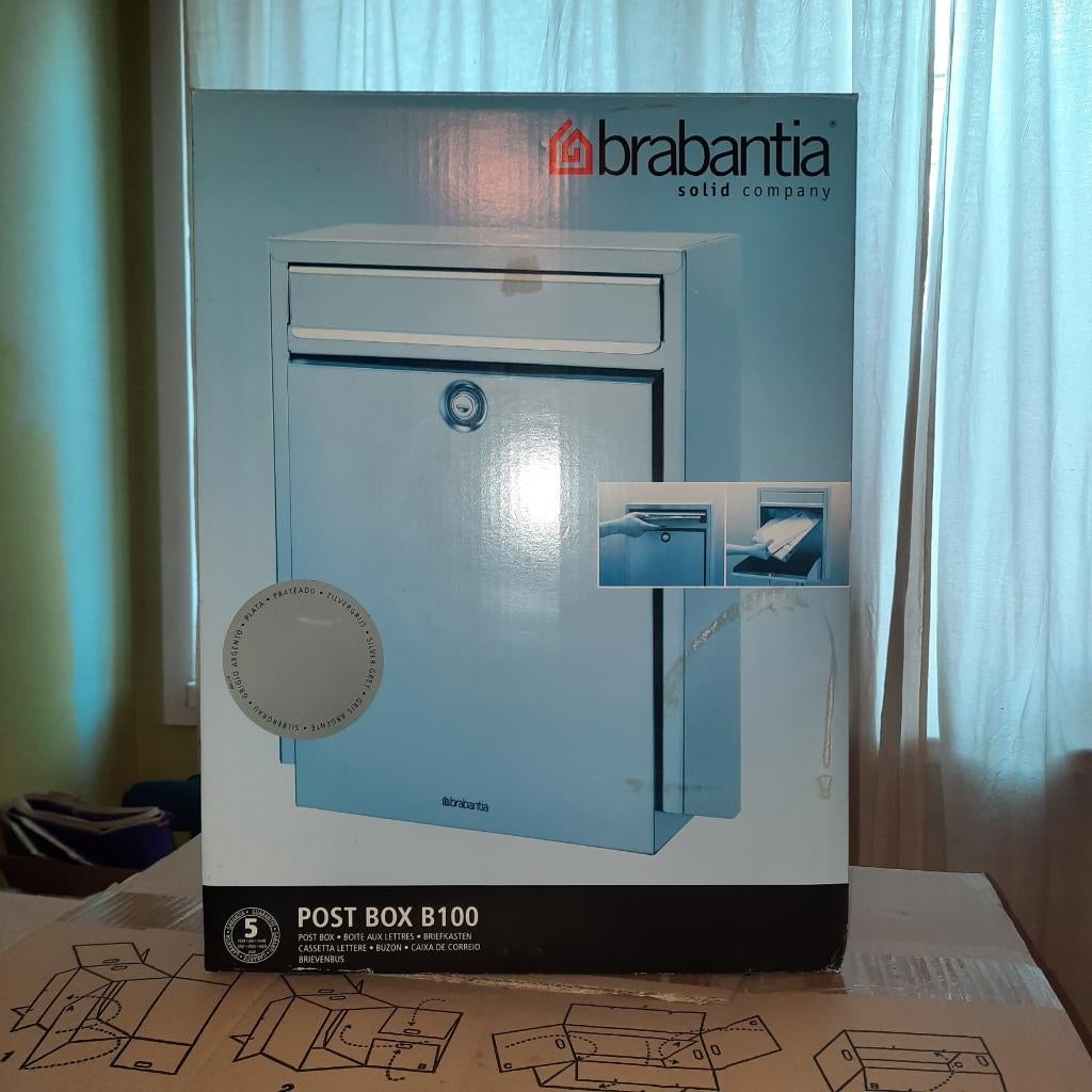 BrievenBus Brabantia Nieuw, Ophalen of Verzenden, Nieuw, Rvs, Wandbrievenbus