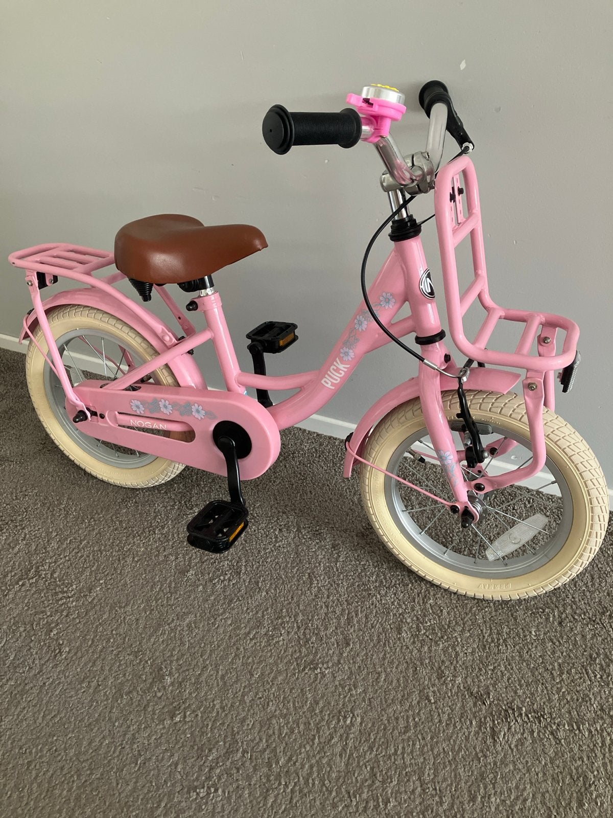 Branschone kinderfiets 14 inch met hand- en terugtraprem, Ophalen, Gebruikt, Terugtraprem, Minder dan 16 inch