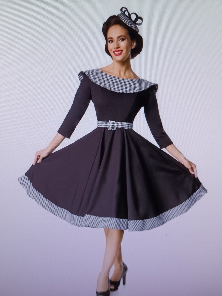 BELSIRA vintage jurk maat  44 NIEUW, Kleding | Dames, Zwart, Maat 46/48 (XL) of groter, BELSIRA, Nieuw