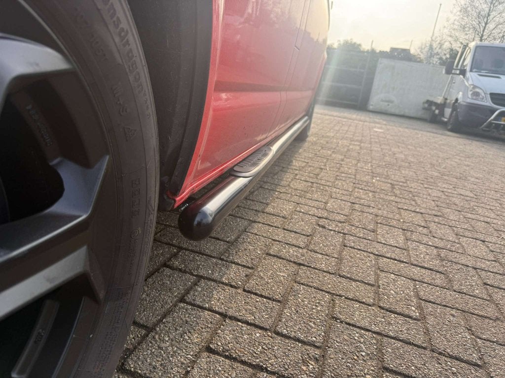 T5 T6 Sidebars met steps Zwart gepoedercoat, Auto-onderdelen, Niet ingevuld, Niet ingevuld, Nieuw, Ophalen of Verzenden