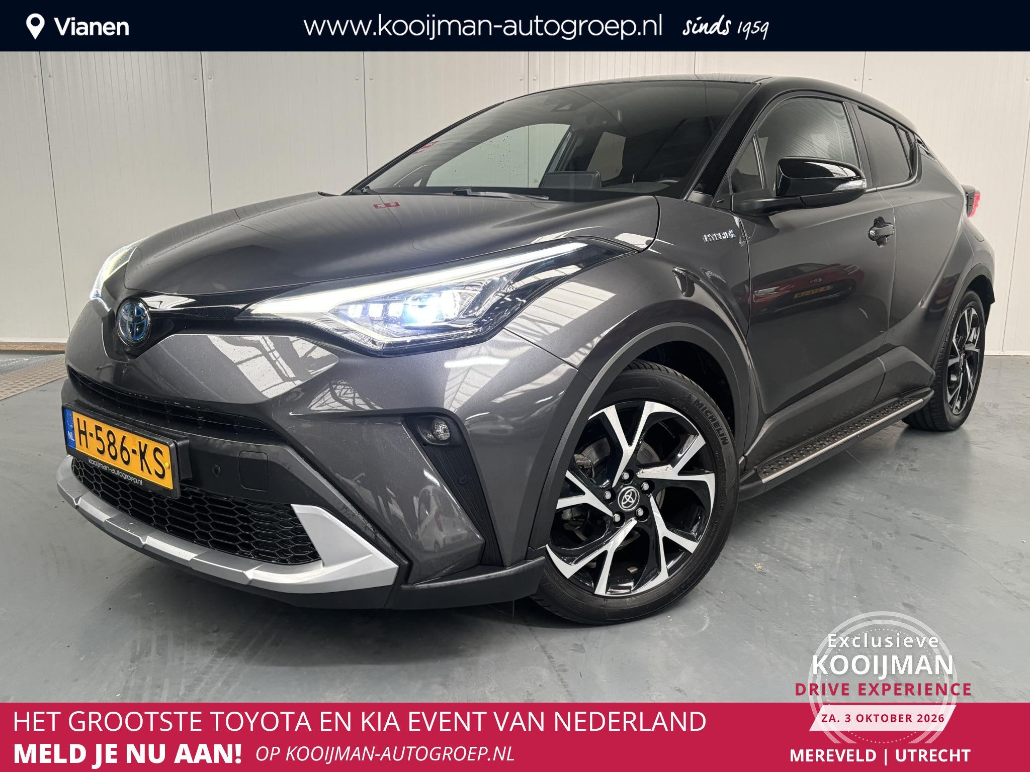 Toyota C-HR 2.0 Hybrid First Edition, Auto's, Stof, Euro 6, 4 cilinders, Origineel Nederlands