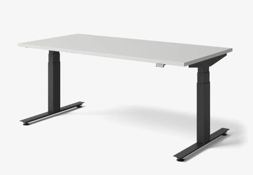 Herman Miller Nevi Zit-sta bureau - Gloednieuw!, Ophalen, Zit-sta bureau, 150 cm, In hoogte verstelbaar