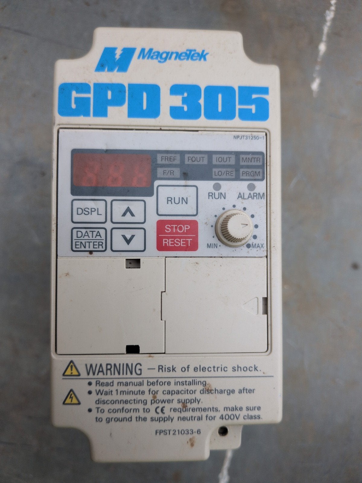 MagneTek GPD305 Frequentie Regelaar - Gebruikt, Ophalen of Verzenden