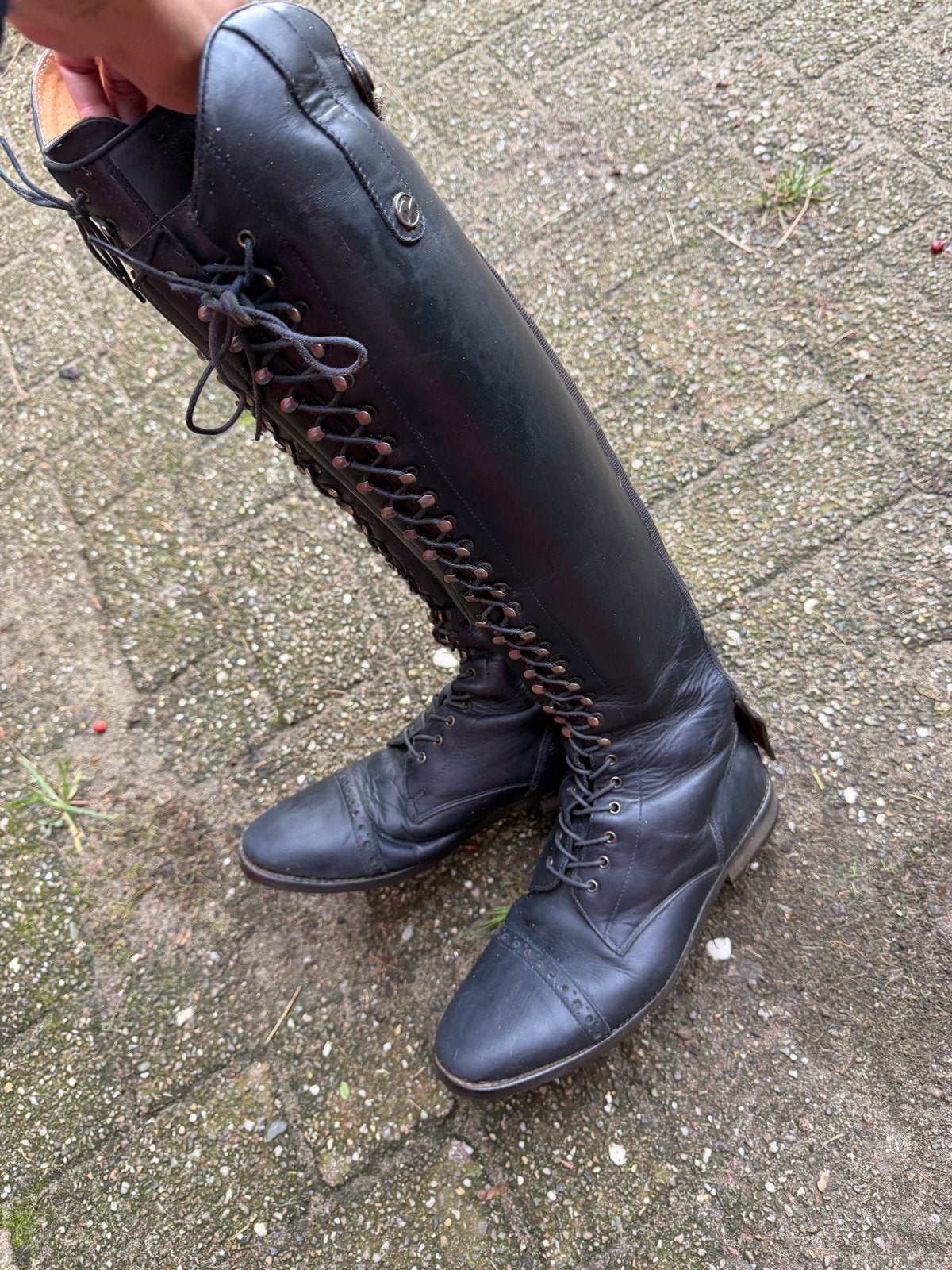 Busse laval blauwe rijlaarzen, Dieren en Toebehoren, Ophalen of Verzenden