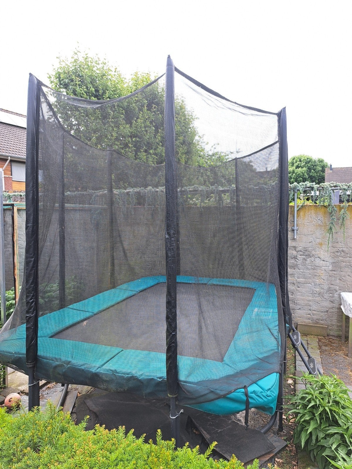 trampoline 214cmx305cm, Ophalen of Verzenden, Gebruikt
