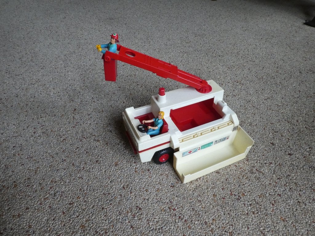 Fisher Price hulpauto, Ophalen of Verzenden, Gebruikt