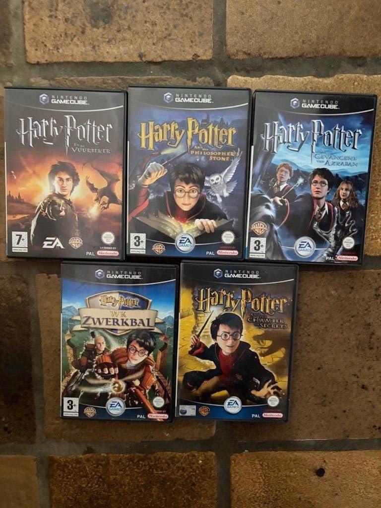 Gamecube - 5 x Harry Potter spellen, Avontuur en Actie, Gebruikt, 1 speler, Ophalen of Verzenden