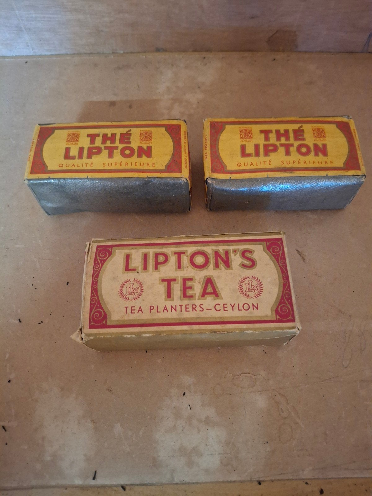 Lipton theedoosjes jaren 50/60 unieke verzameling, Verzamelen, Merken en Reclamevoorwerpen, Ophalen of Verzenden, Gebruikt