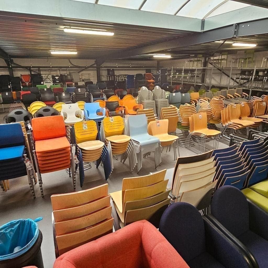 Tweedehands stoelen / vergaderstoelen / kantoorstoelen, Huis en Inrichting, Ophalen of Verzenden, Gebruikt, Bruin, Vijf, Zes of meer stoelen