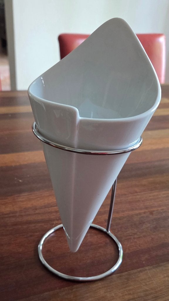 Servies Puntzak voor Frieten, Ophalen, Overige merken, Nieuw, Modern