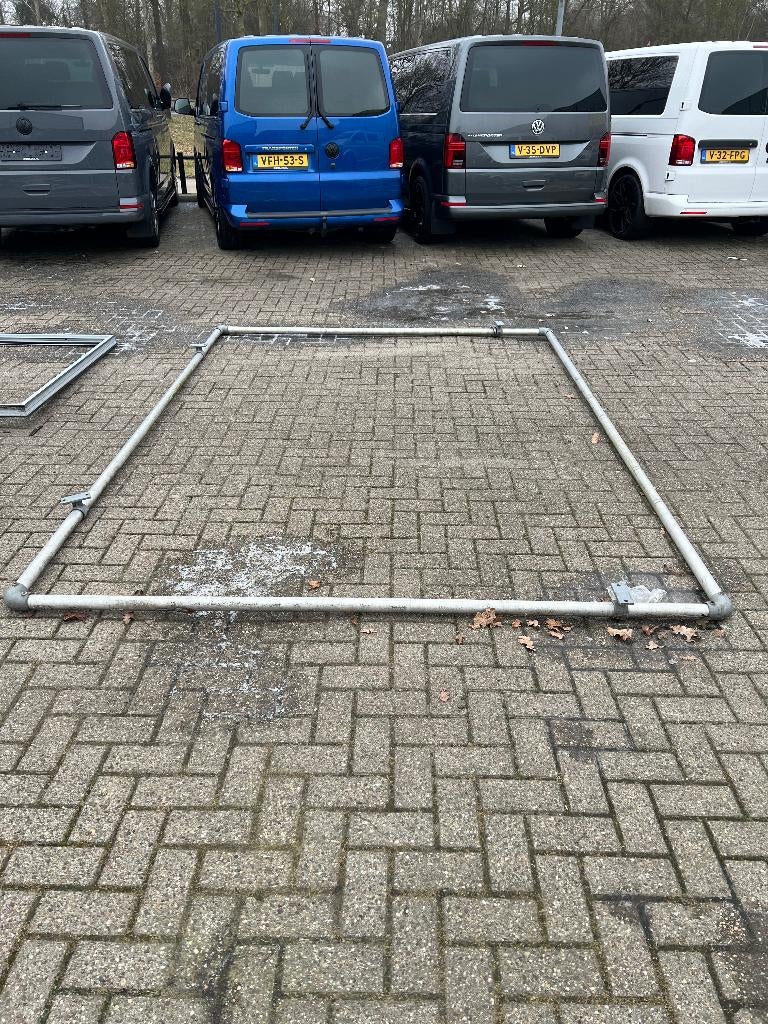 spandoek frame, Diversen, Vlaggen en Wimpels, Gebruikt, Ophalen
