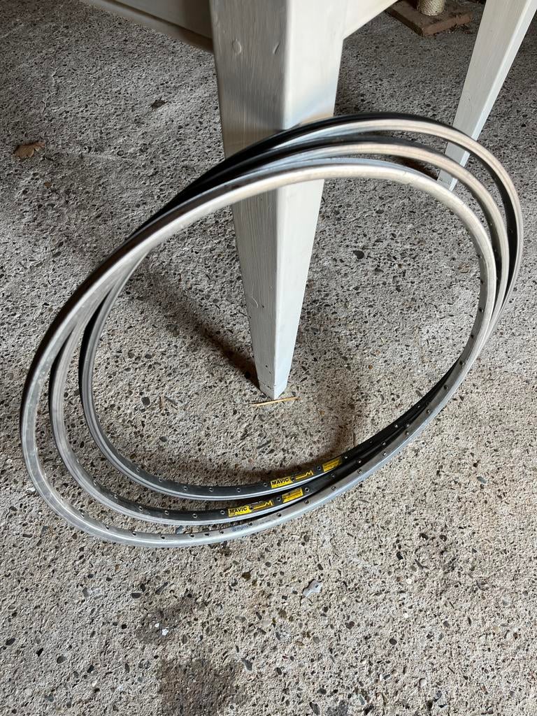 Velgen 36 spaaks, Gebruikt, Aluminium, Racefiets, Ophalen