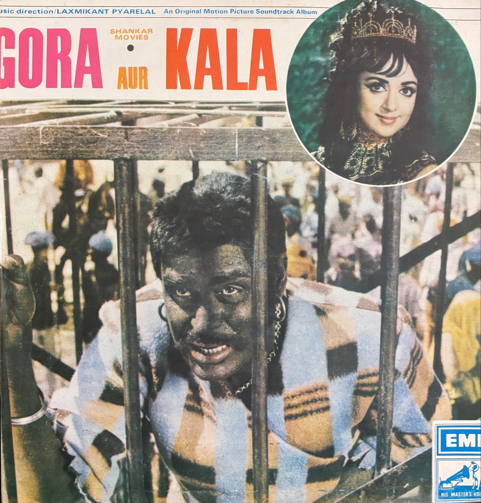 Gora Aur Kala Soundtrack LP - Bollywood Klassieker, Cd's en Dvd's, LP, Gebruikt, Verzenden, Originele persing