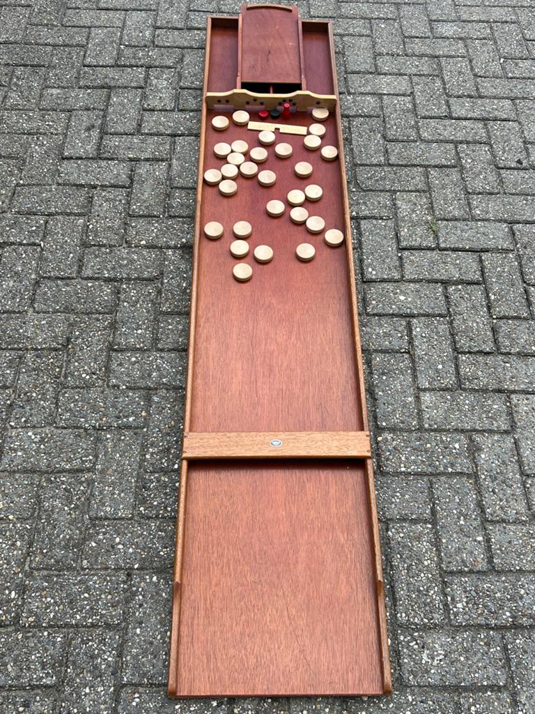 Vintage Homas Sjoelbak - Klassiek Hollands Spel, Een of twee spelers, Ophalen of Verzenden, Gebruikt