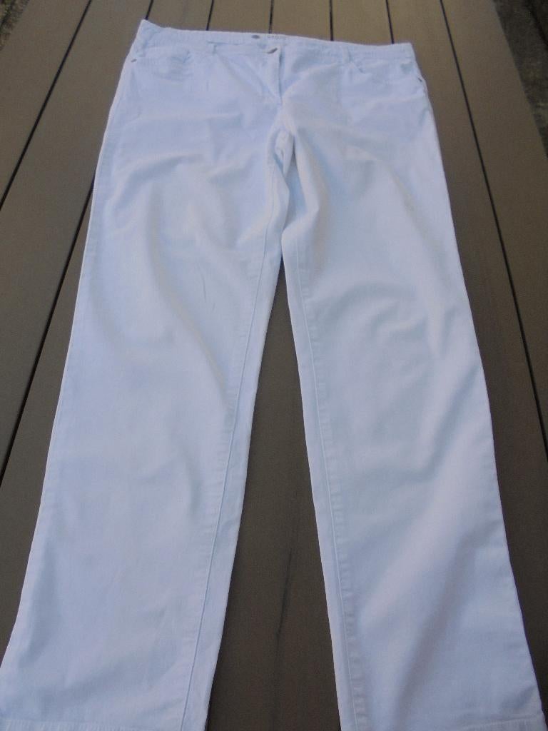 Witte broek CANDA, Wit, Maat 42/44 (L), Ophalen of Verzenden, Lang