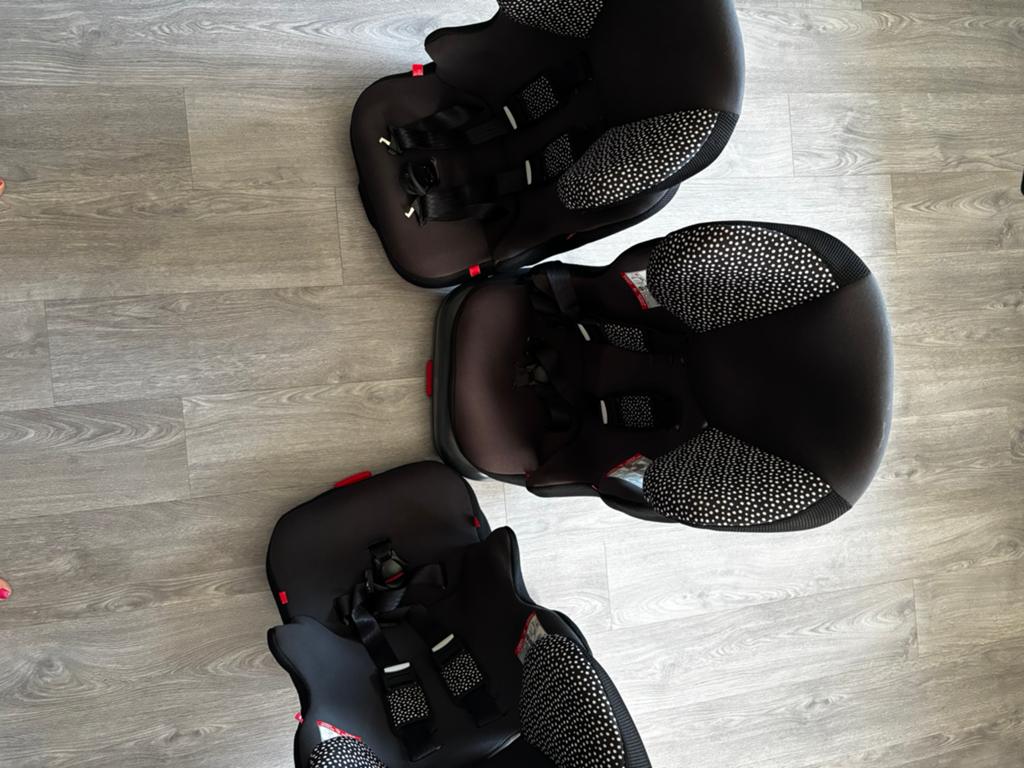 HEMA Autostoel 3 stuks Stuksprijs, Kinderen en Baby's, Autogordel, Verstelbare rugleuning, Zo goed als nieuw, 9 t/m 36 kg