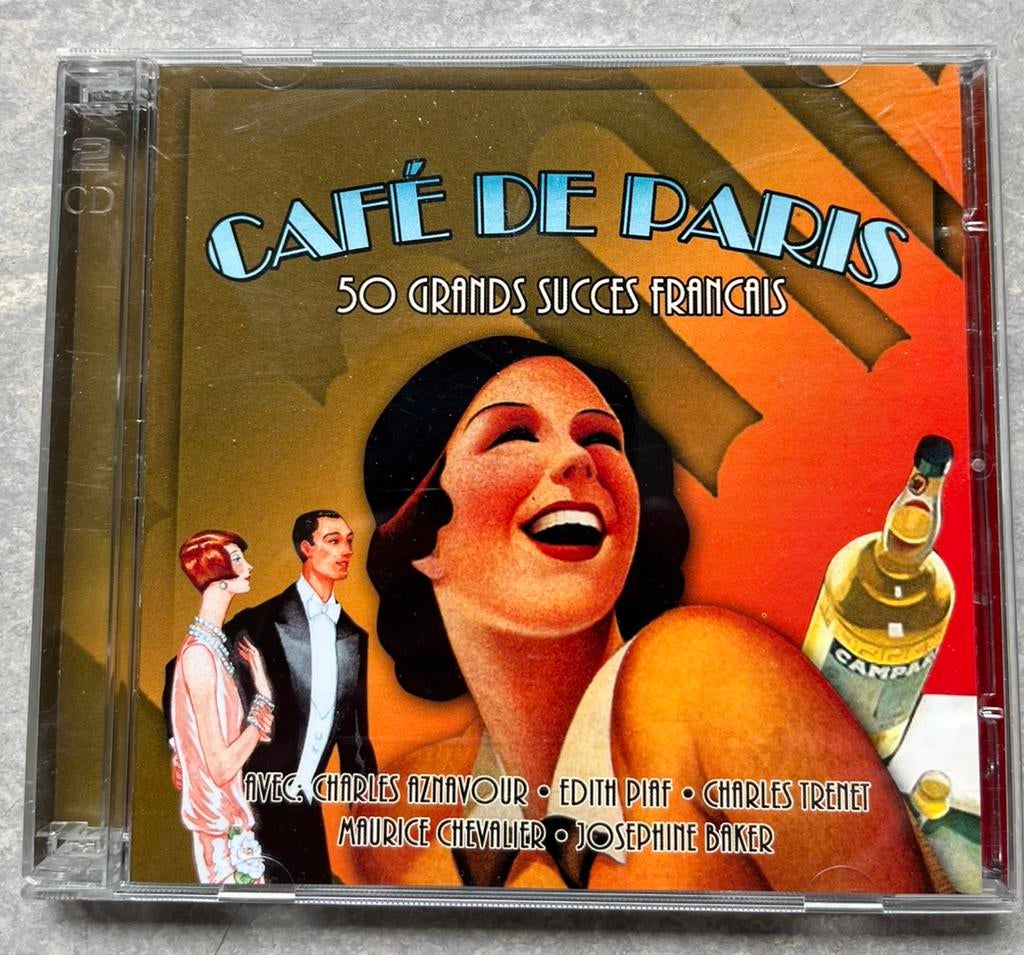 Various-Cafe De Paris(50 Grand Succes Francais)(2cd chanson), Cd's en Dvd's, Cd's | Franstalig, Zo goed als nieuw, Ophalen of Verzenden