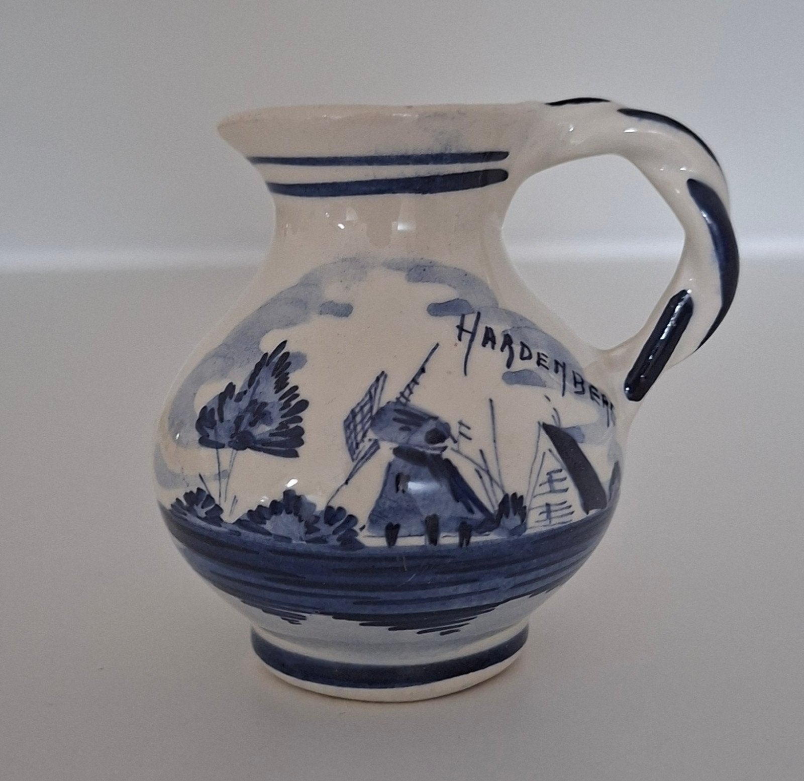 Delfts blauw souvenir vaasje Hardenberg, Ophalen of Verzenden