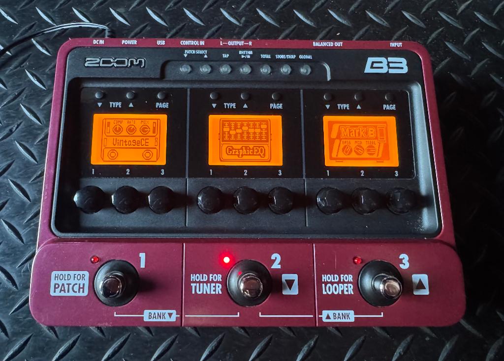 Zoom B3 multi-effect basgitaar, Muziek en Instrumenten, Effecten, Ophalen of Verzenden, Zo goed als nieuw, Multi-effect