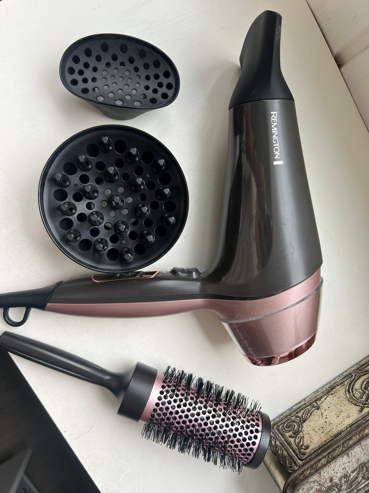 Diverse haar styling hulpstukken, Sieraden, Tassen en Uiterlijk, Uiterlijk | Haarverzorging, Zo goed als nieuw, Krultang of Stijltang