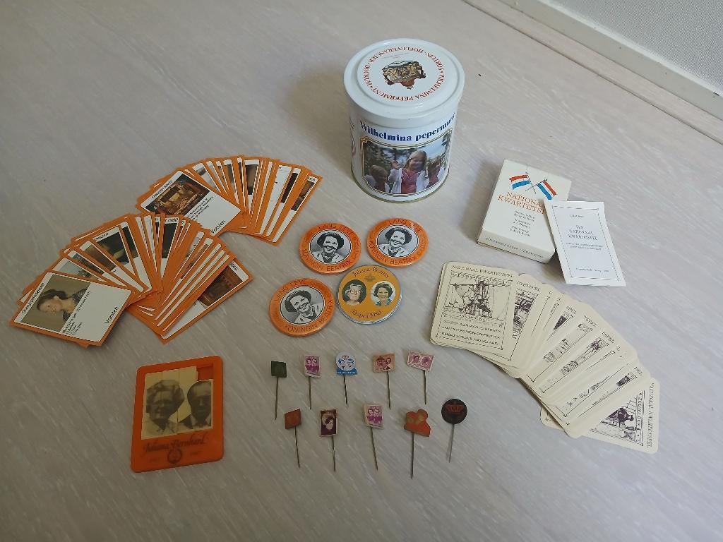 Oranjepakket Koningshuis, Verzamelen, Koninklijk Huis en Royalty, Ophalen of Verzenden, Gebruikt, Nederland, Kaart, Foto of Prent