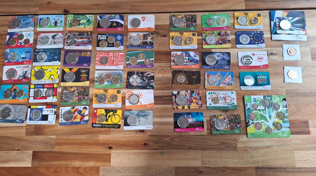 Coincards verzameling, Ophalen, Koningin Beatrix, Euro's, Setje