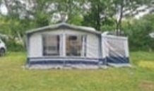 Dorema tent omloop 8.25 inclusief uitbouw, Ophalen, Gebruikt