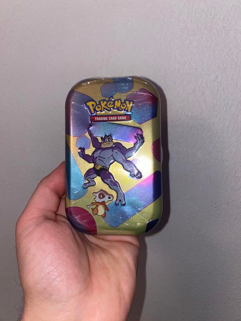 Pokemon 151 mini tin Machamp, Ophalen, Nieuw, Booster, Foil