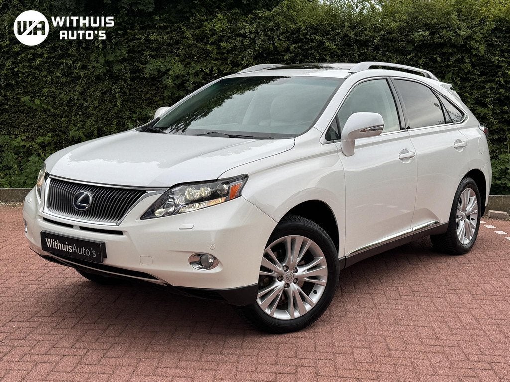 Lexus RX 450h 4WD President HUD Mark Levinson Trekhaak, Auto's, Automaat, Euro 5, Gebruikt, Stoelverwarming