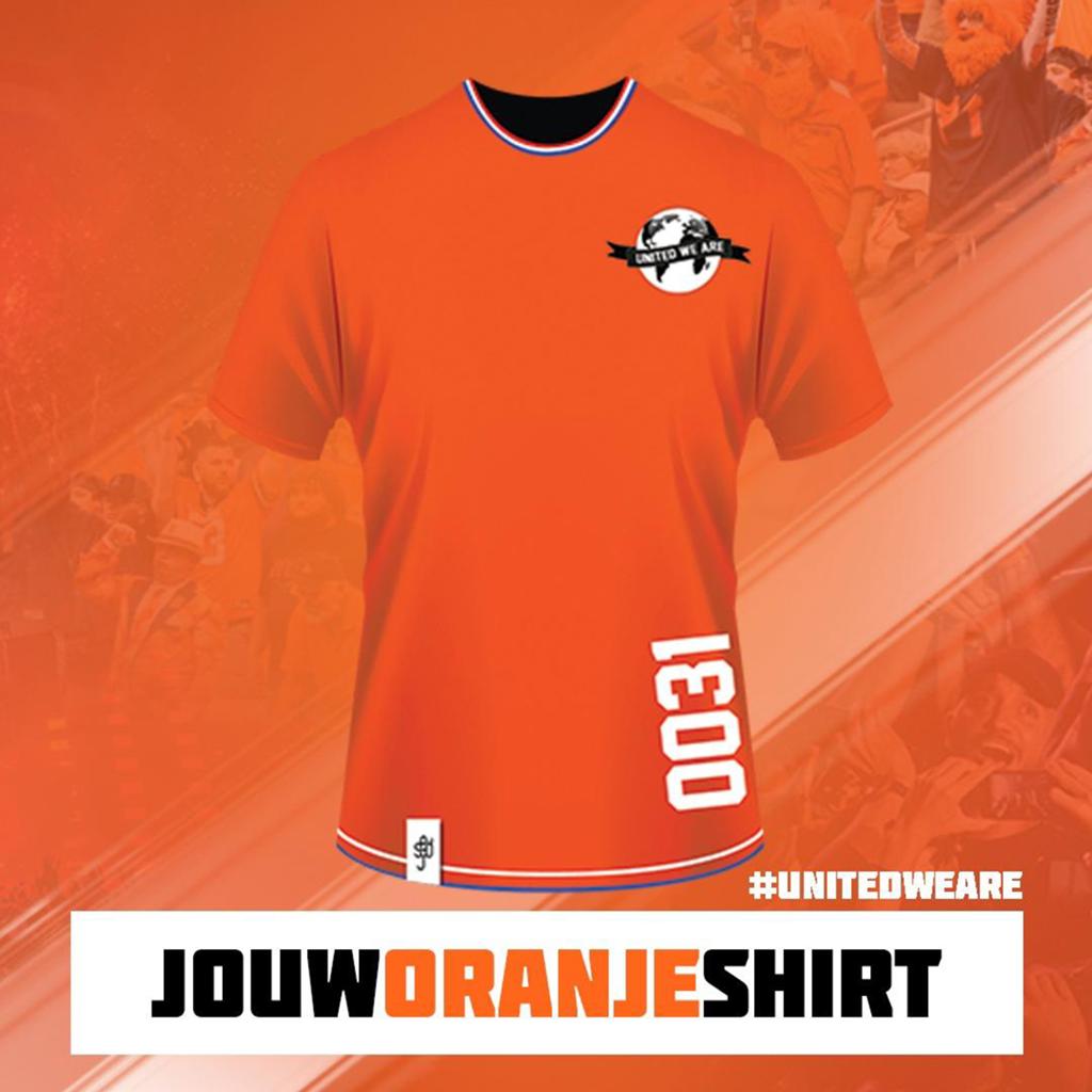 Mooie Partij WK oranje shirts. United we are. Maatseries, Ophalen of Verzenden, Nieuw, Overige maten, Oranje