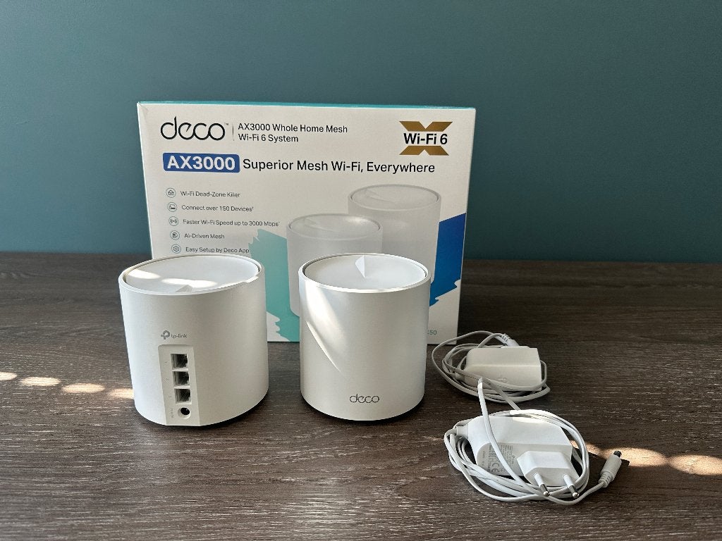 TP-Link Deco X50 mesh WiFi 6 - 2 stuks, als nieuw, Computers en Software, WiFi-versterkers, Ophalen of Verzenden, Zo goed als nieuw