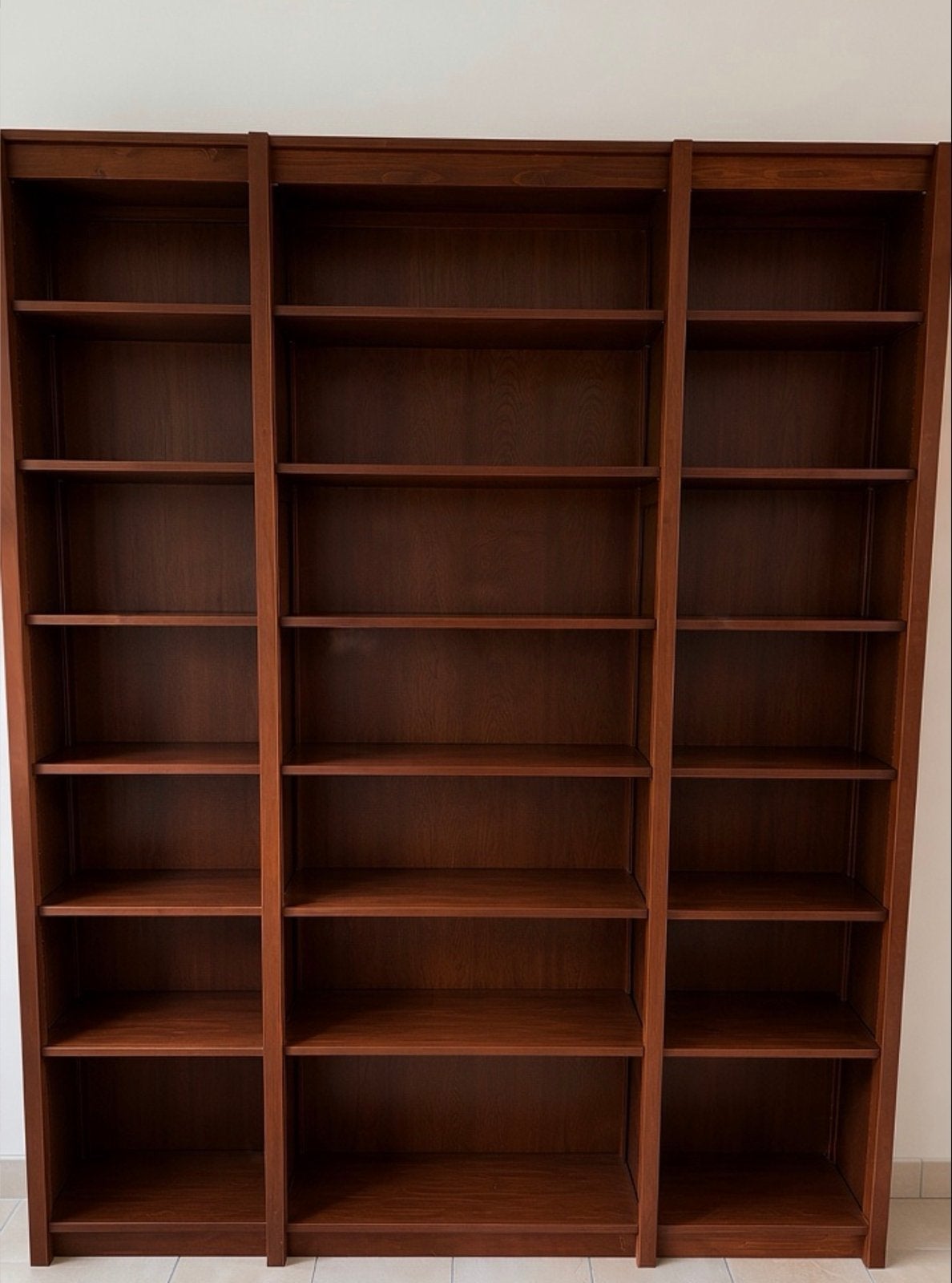 Lundia boekenkast 229x186x30cm–donkerbruin – in goede staat, Huis en Inrichting, Ophalen, Met plank(en), 200 cm of meer, 150 tot 200 cm
