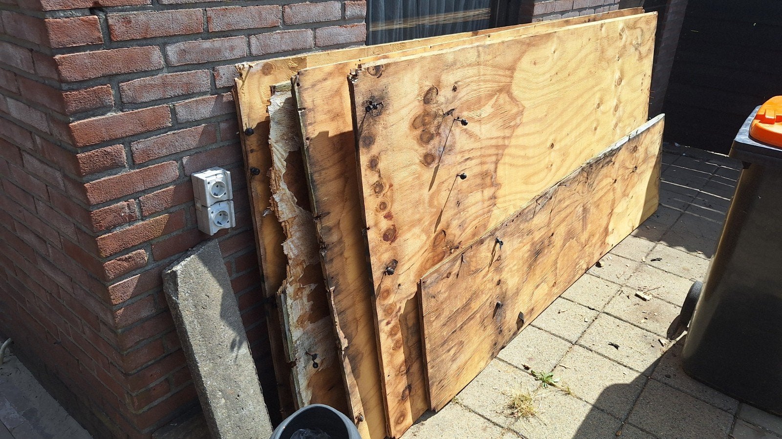 gratis underlayment platen, Ophalen