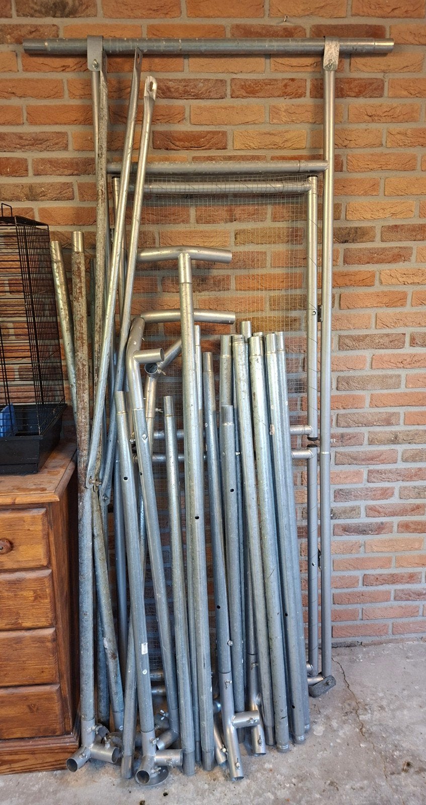 voliere of kippenren., Ophalen, Gebruikt, Metaal, Overige typen