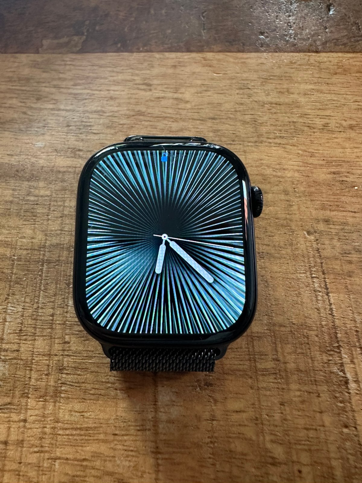 Apple watch series 10 (GPS + cellular) aluminium 46 mm, Ophalen, Zwart, IOS, Zo goed als nieuw