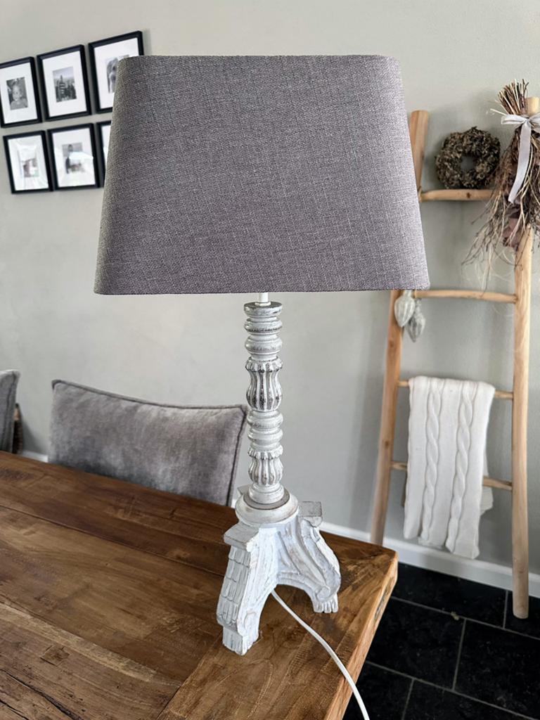 schemerlamp tafellamp landelijk, Huis en Inrichting, Lampen | Tafellampen, 50 tot 75 cm, Ophalen of Verzenden, Hout, Landelijk