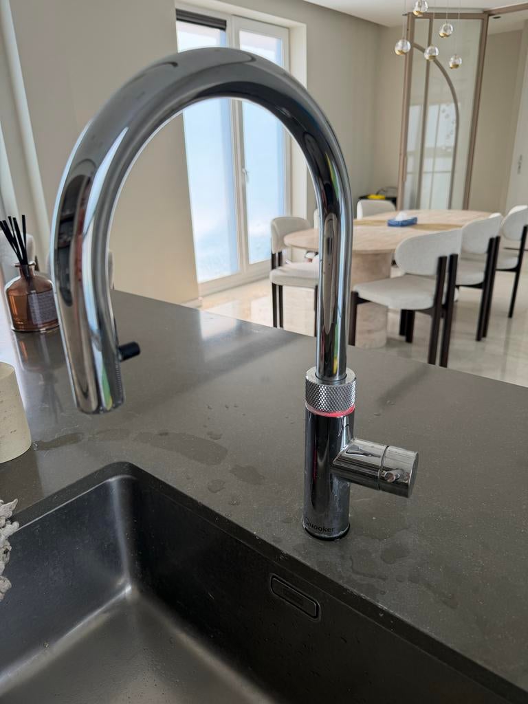 Quooker kraan boiler Combi+E - zilver - Zo goed als nieuw, Overige typen, Zilver, Ophalen of Verzenden, Zo goed als nieuw