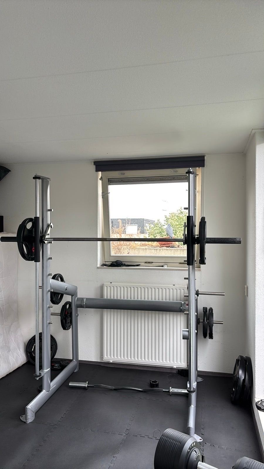 Gym80 Smith machine / multi press in zeer goede staat!!, Ophalen, Krachtstation, Armen, Zo goed als nieuw