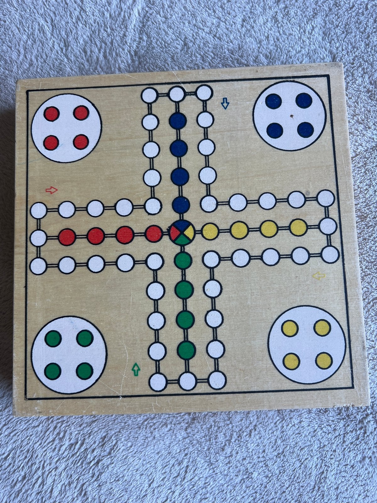 Houten Bordspellen Collectie: Mens Erger Je Niet, Schaken, Hobby en Vrije tijd, Een of twee spelers, Ophalen of Verzenden, Gebruikt