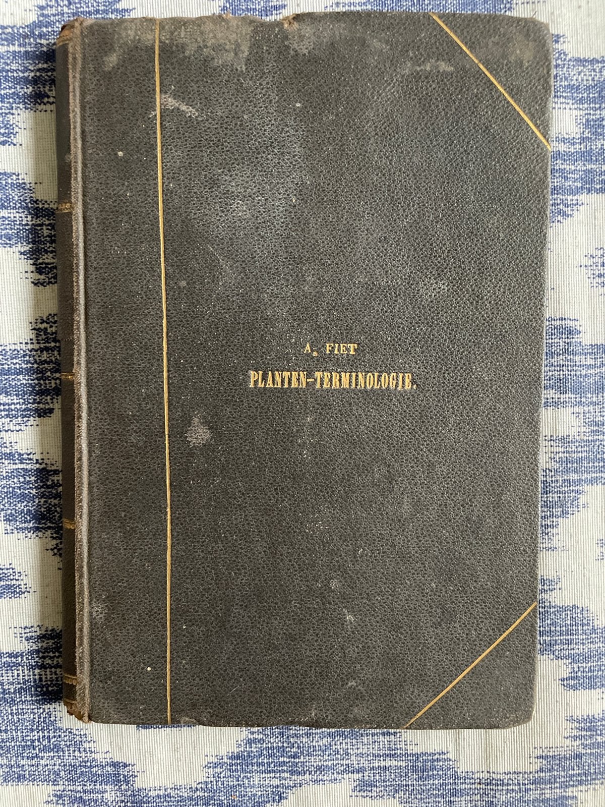A. Fiet - Planten-Terminologie - Zeldzaam Botanisch Boek, Ophalen of Verzenden, Gelezen, Bloemen, Planten en Bomen