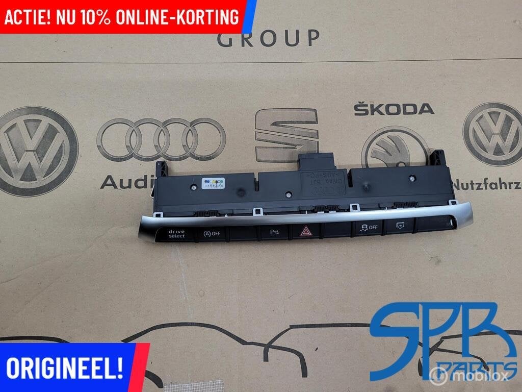 Audi A3 S3 8V Schakelaars Midden 8V0925301B Bedieningspaneel, Audi, Gebruikt