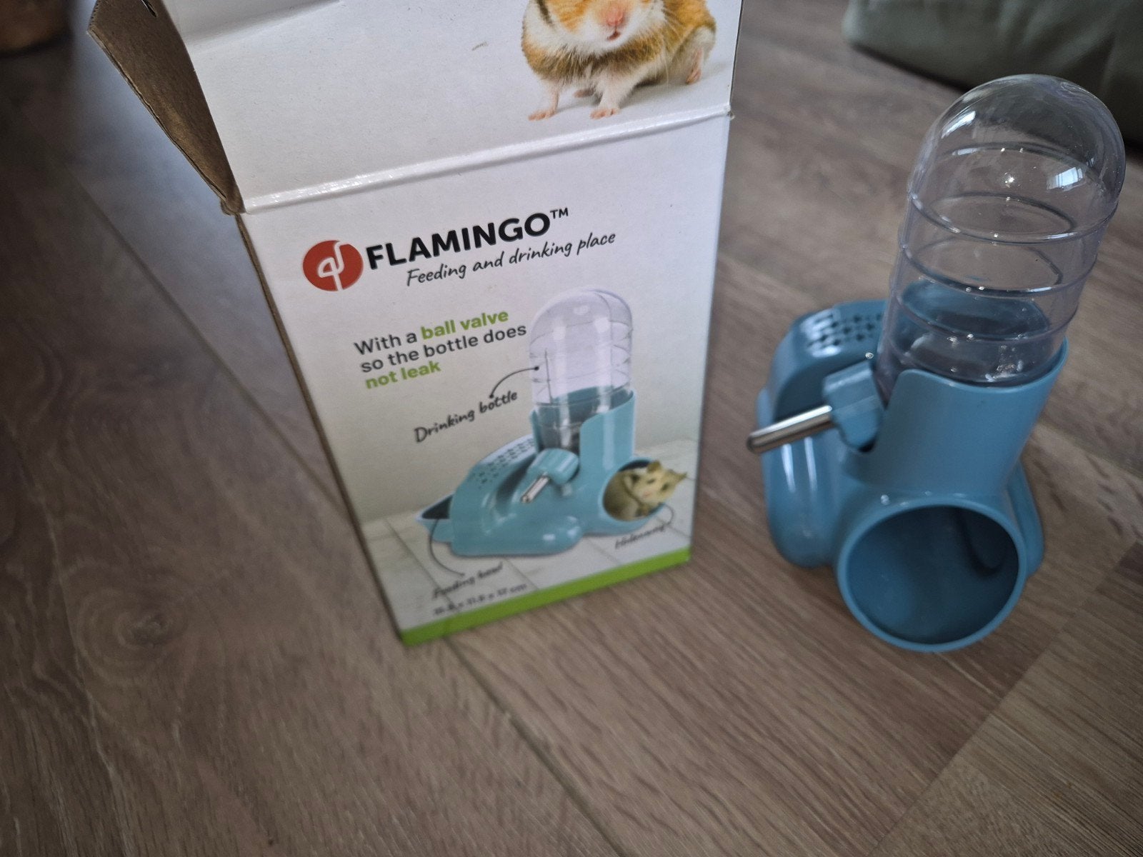kleine knaagdieren drinkfles voerbak, Ophalen of Verzenden, Nieuw, Voerbakje