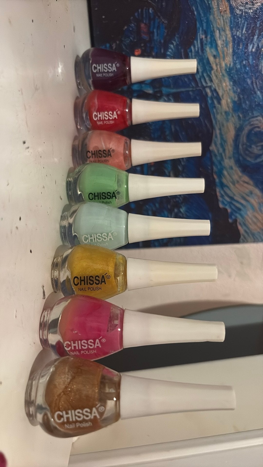 Chissa nagellak (8x), Ophalen of Verzenden, Zo goed als nieuw, Handen en Nagels